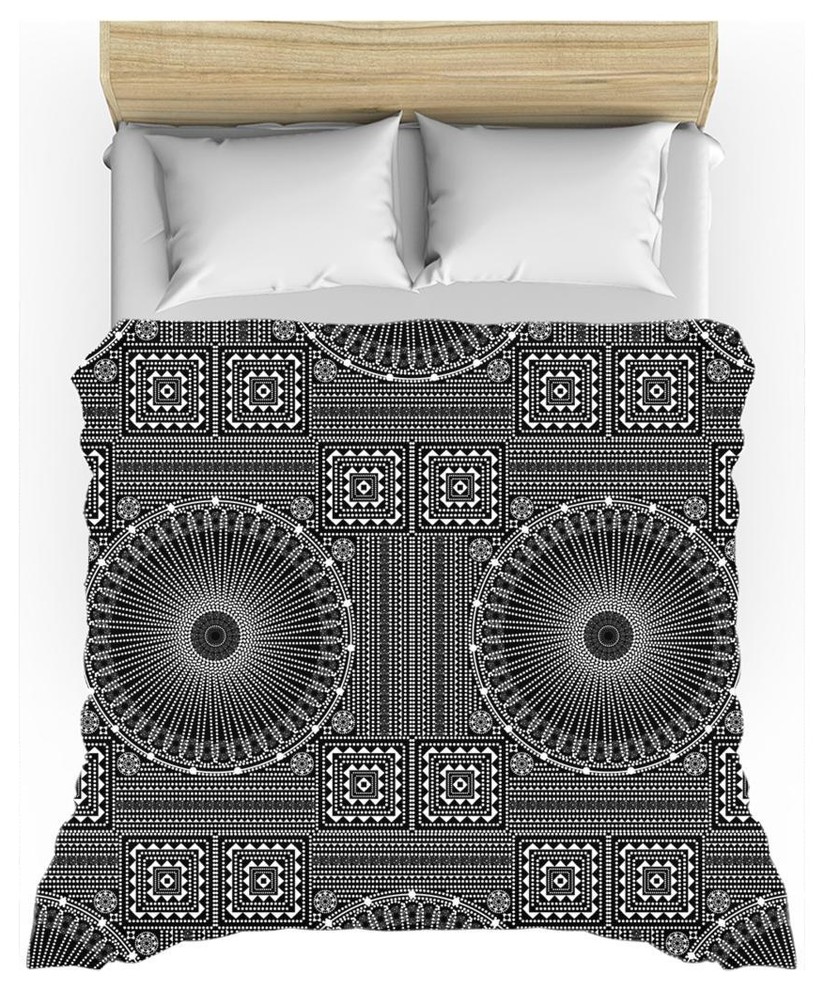 Gujarat Bandhani Duvet Cover, King Contemporary Duvet Covers And