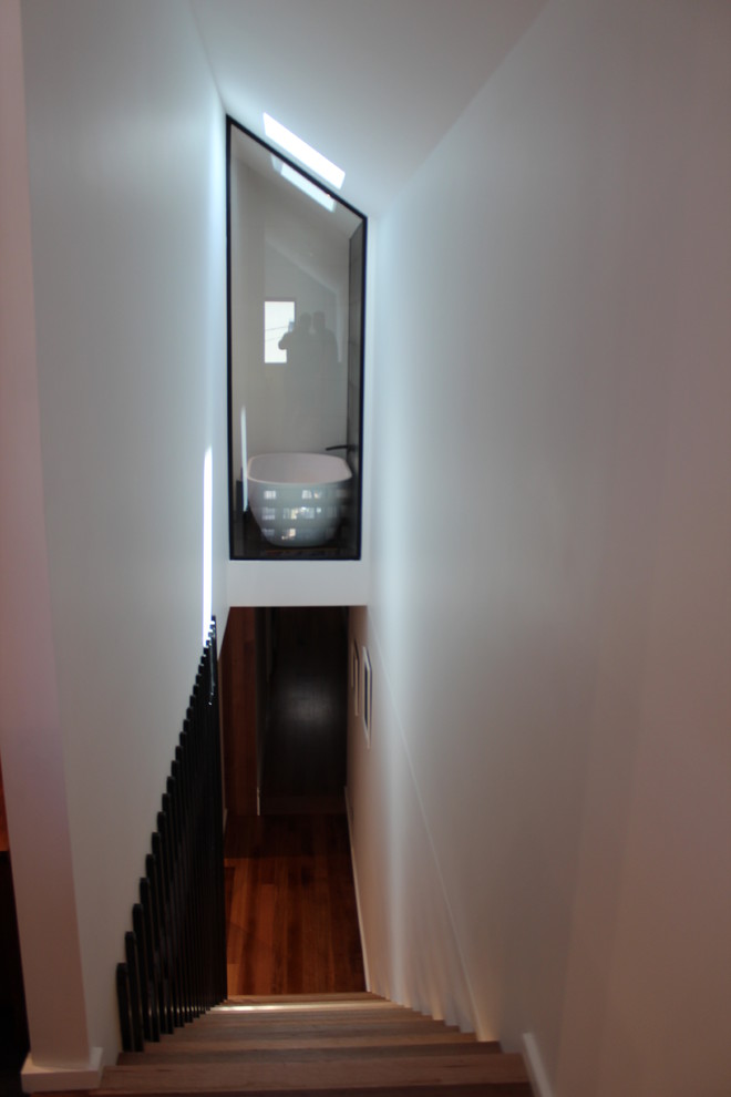 Photo of a modern staircase in Melbourne.