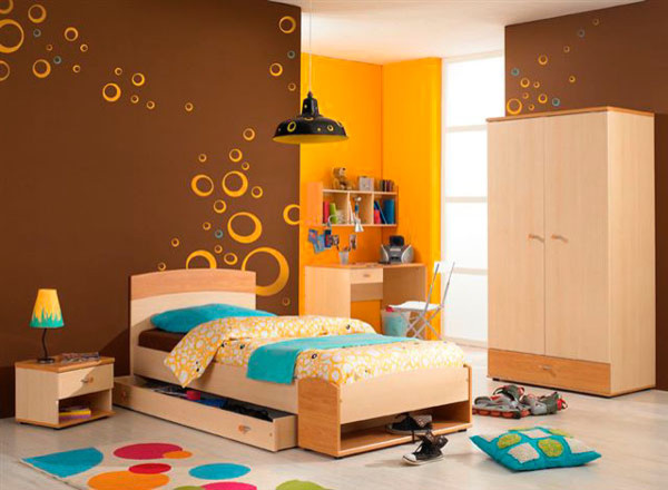 Photo of a modern kids' bedroom in London.