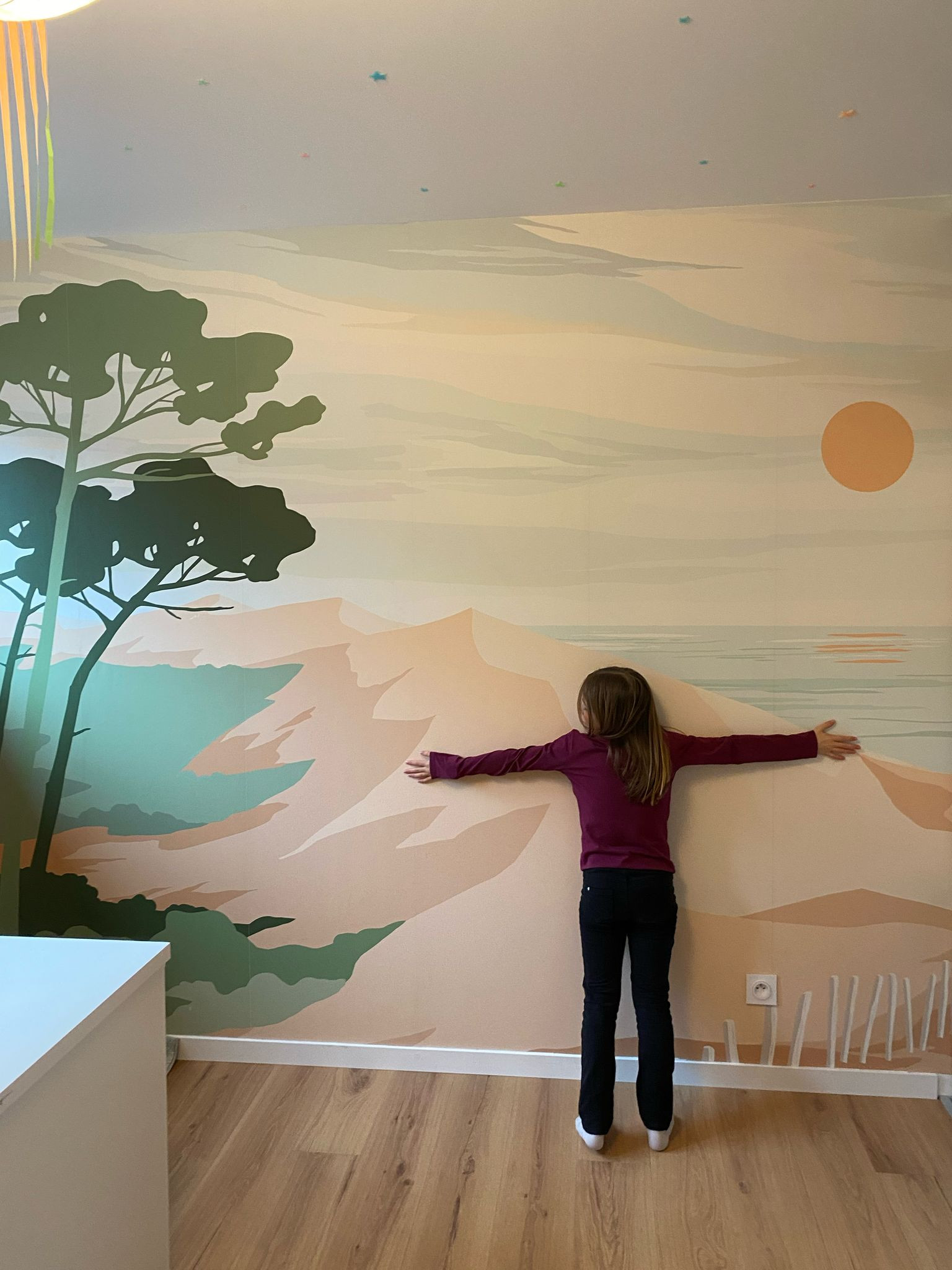 Projet papier peint "La chambre d'Olivia"