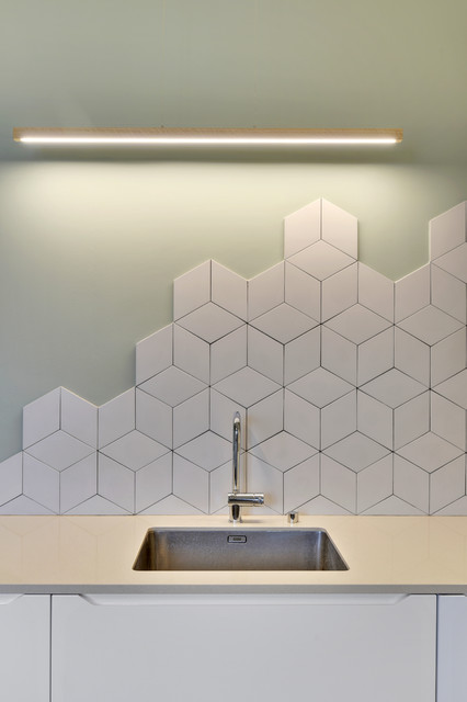 Hexa moderno-cocina