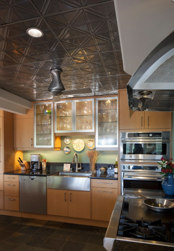 Kitchen - transitional kitchen idea in Hawaii