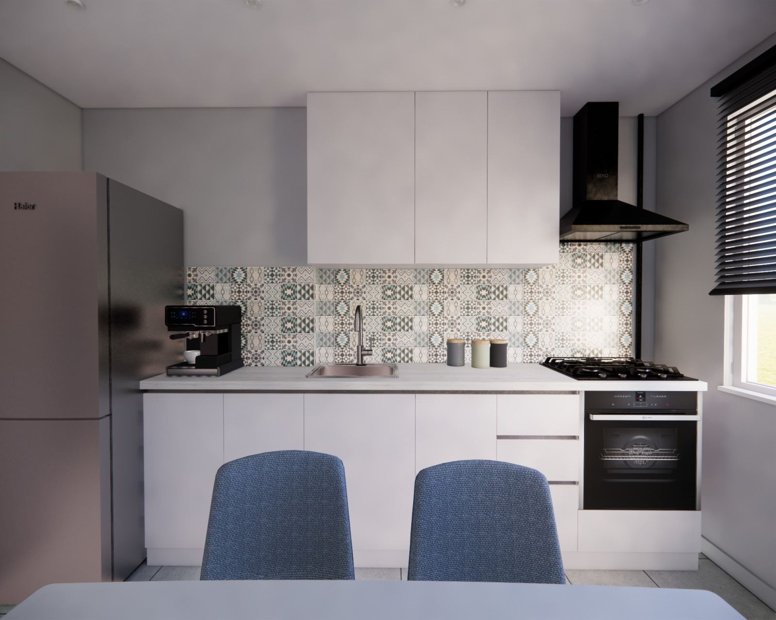 Скандинавская однушка с яркими акцентами