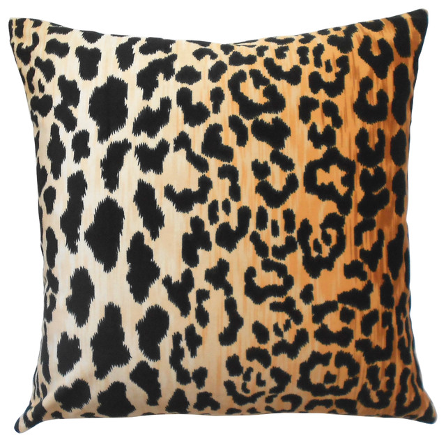 Leopard Velvet Decorative Pillow Cover