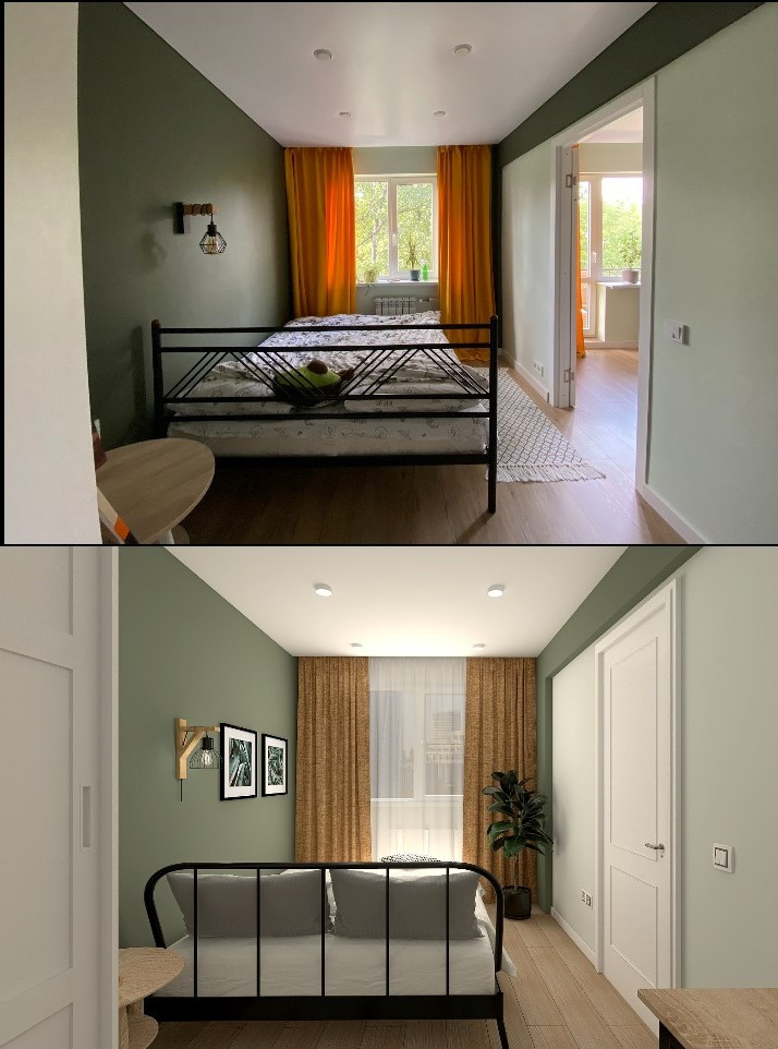 Сочный и бюджетный сканди интерьер