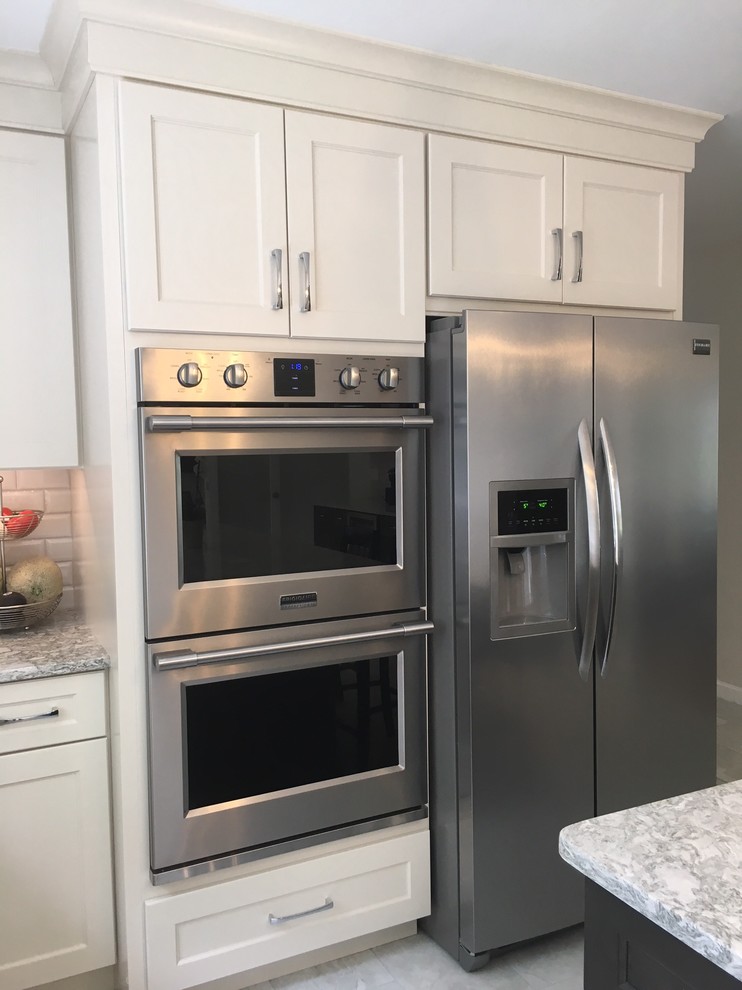 Omega Renner Oyster Smokey Hills Transitional Kitchen Boston by