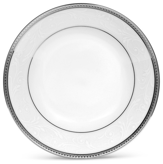 Noritake Regina Platinum Fruit Bowl, Set of 4 Transitional Fruit