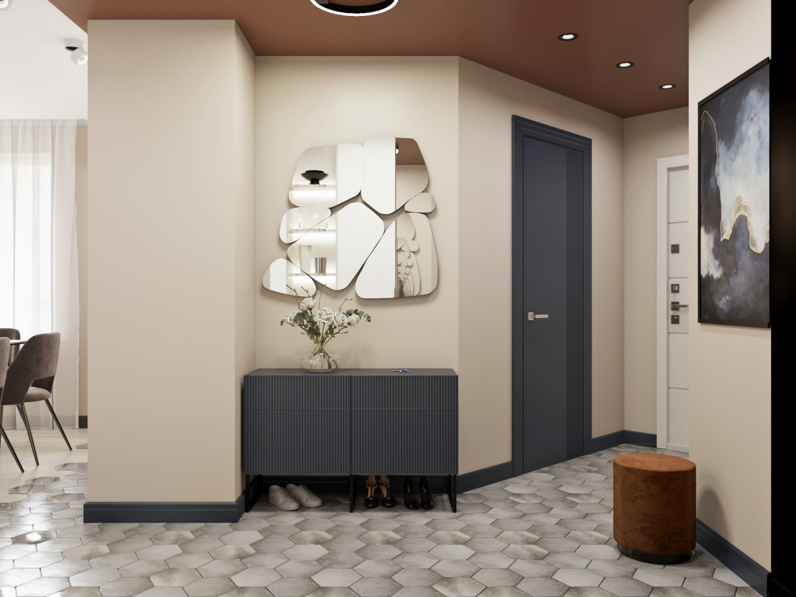 Холл в ЖК Крылья