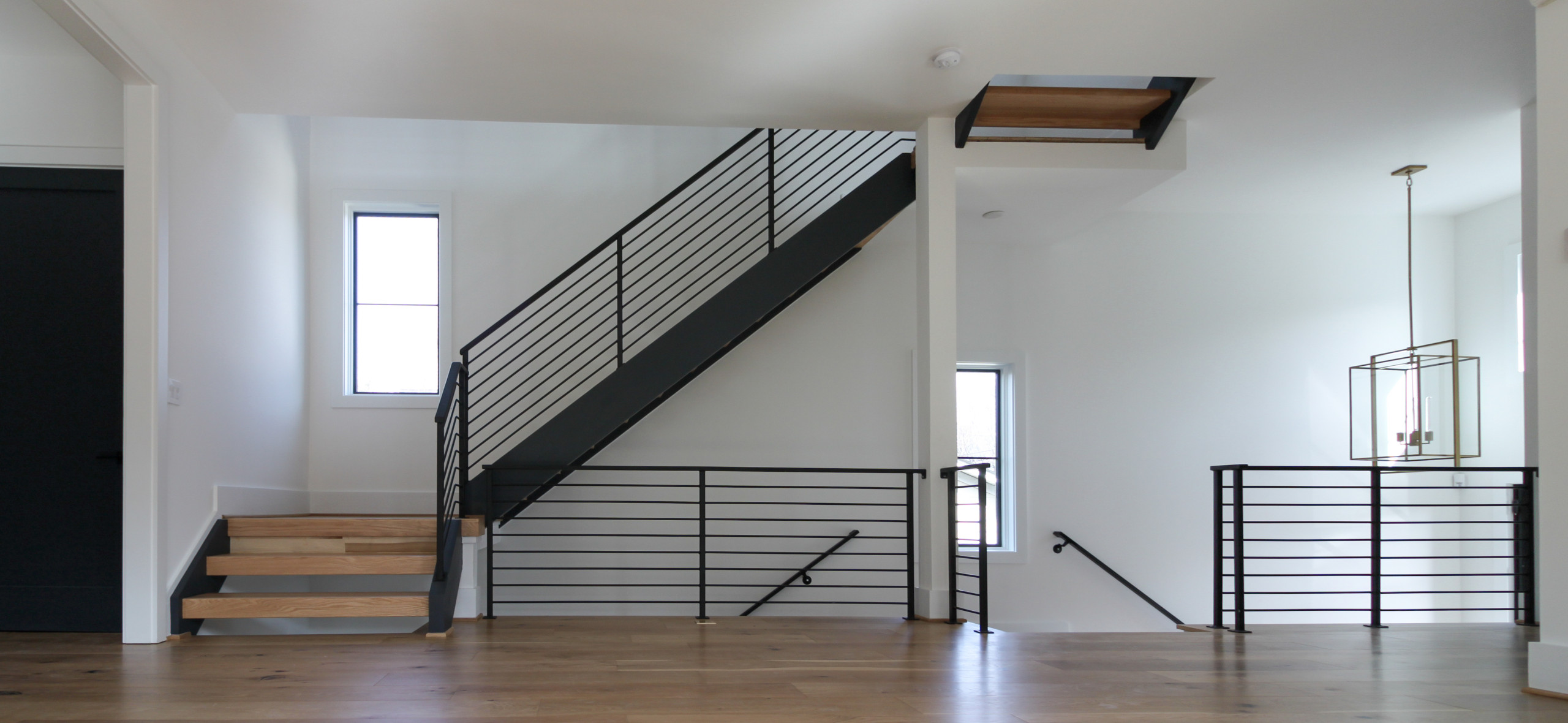 85_Sleek Three-Quarter Turn Multilevel-Staircase, McLean VA 22101