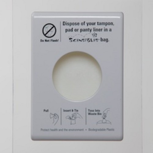 Getting guests not to flush tampons? Getting guests not to flush tampons?