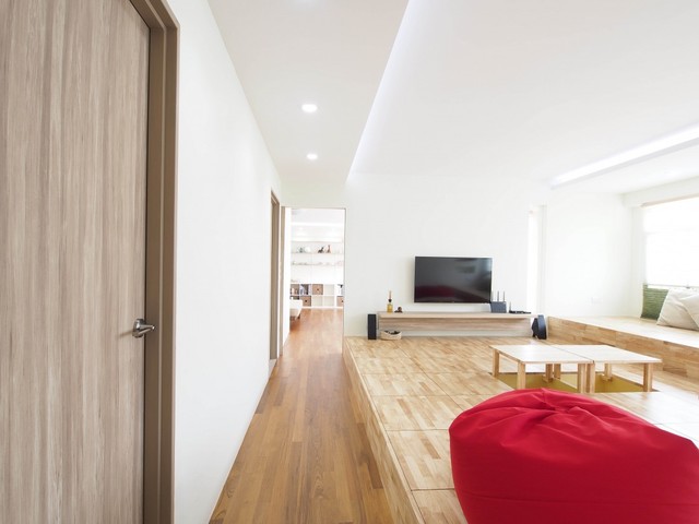Yishun Greenwalk 5 Room HDB asiatisk-allrum