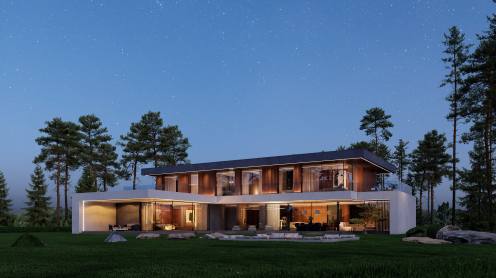 Дом с плоской кровлей-5