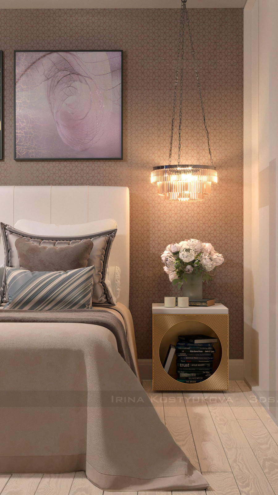 Современный стиль двухкомнатной квартиры в Боровлянах