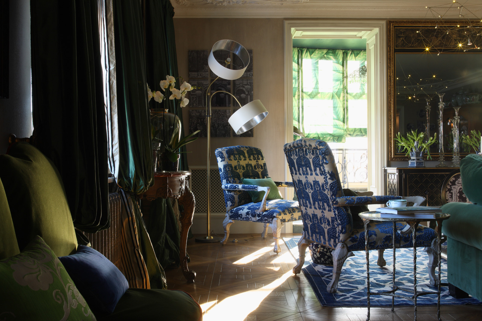 Французская  квартира в стиле эклектика