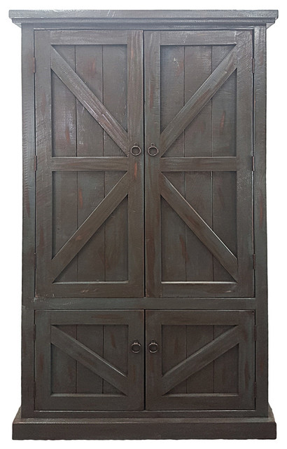 Rustic Double Door Pantry Farmhouse Cabinets By Rustic Double Door Pantry Light Blue