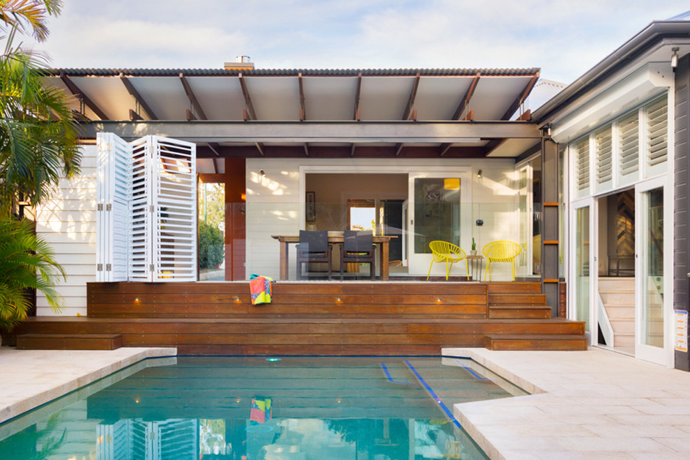 Manly Vale Bush House Beach Style Pool Sydney by Michelle