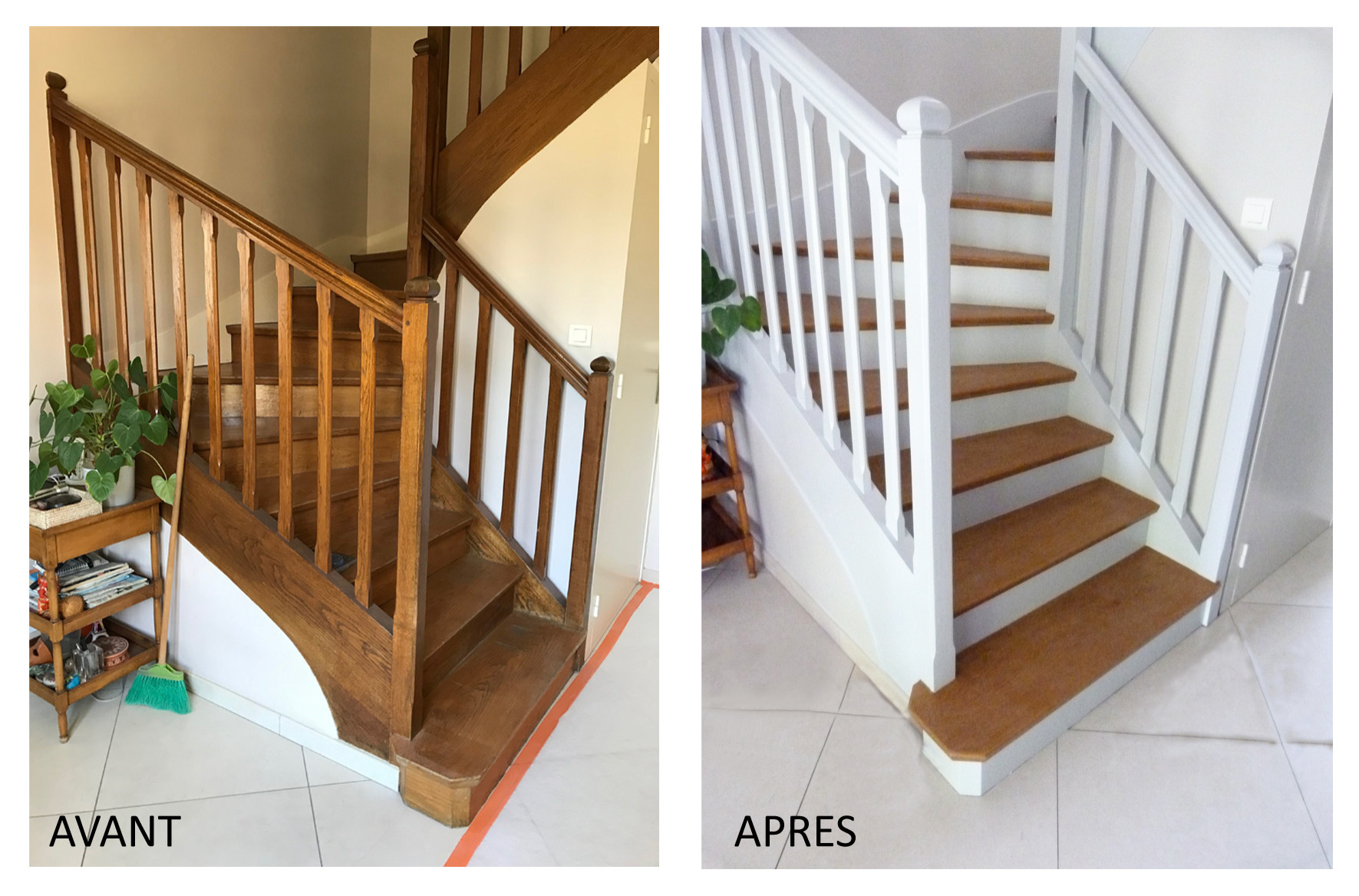 Rénovation d'un escalier
