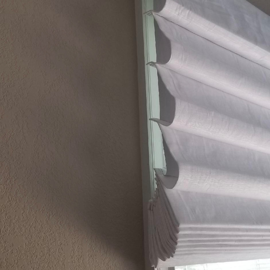 West Lake Roman Shade Install