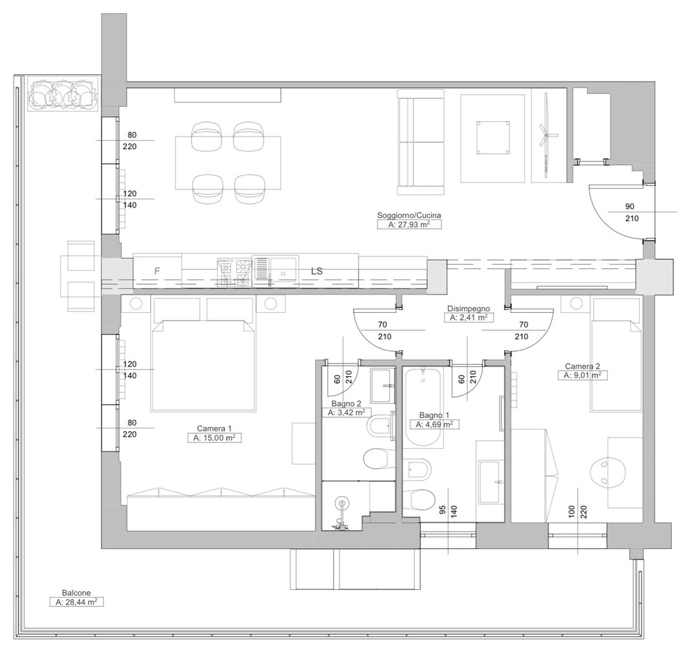 Casa P- PLANIMETRIA POST OPERAM