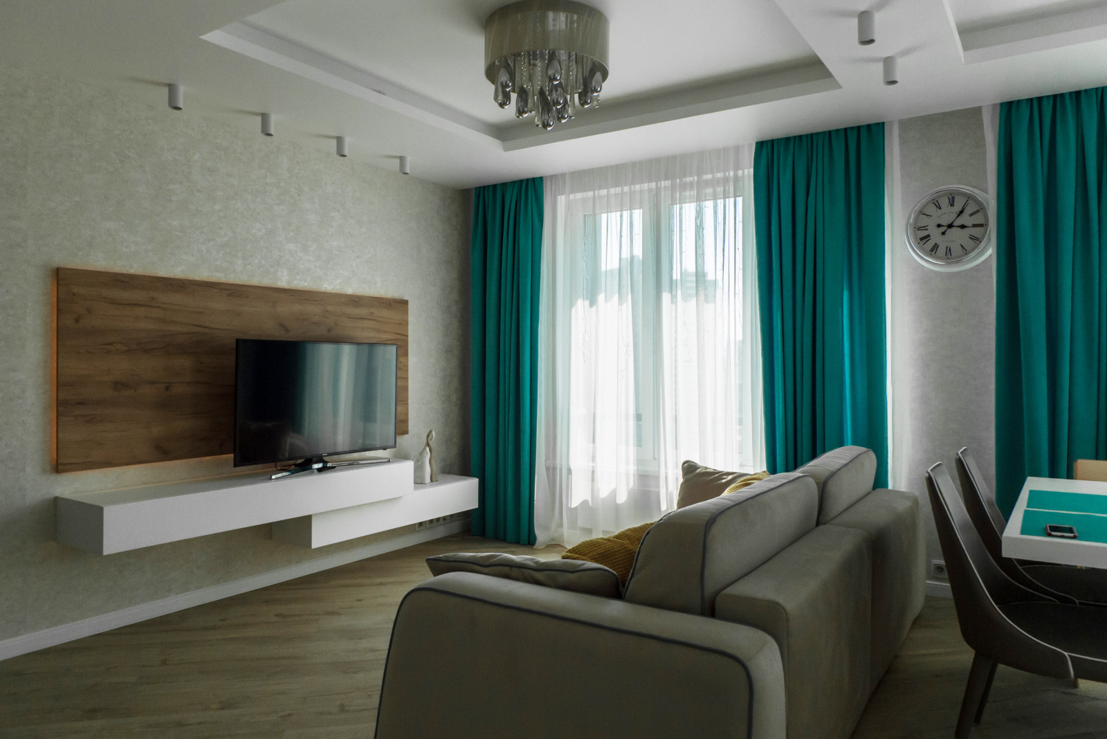 ЖК Легенда на Яхтенной кухня-гостиная