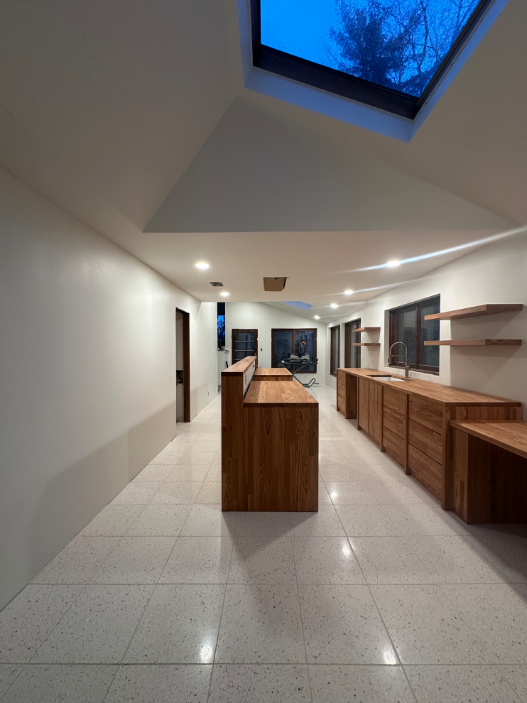 Custom Butcher Block Cabinet/Countertop Install