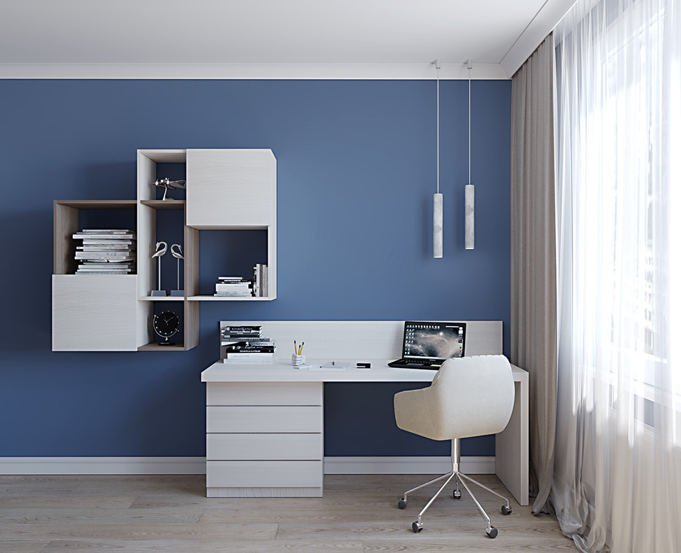 Дизайн рабочего места в спальне