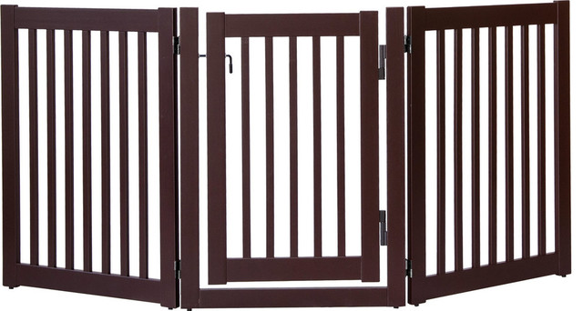 solid wood dog gate