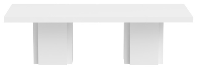 large white gloss table