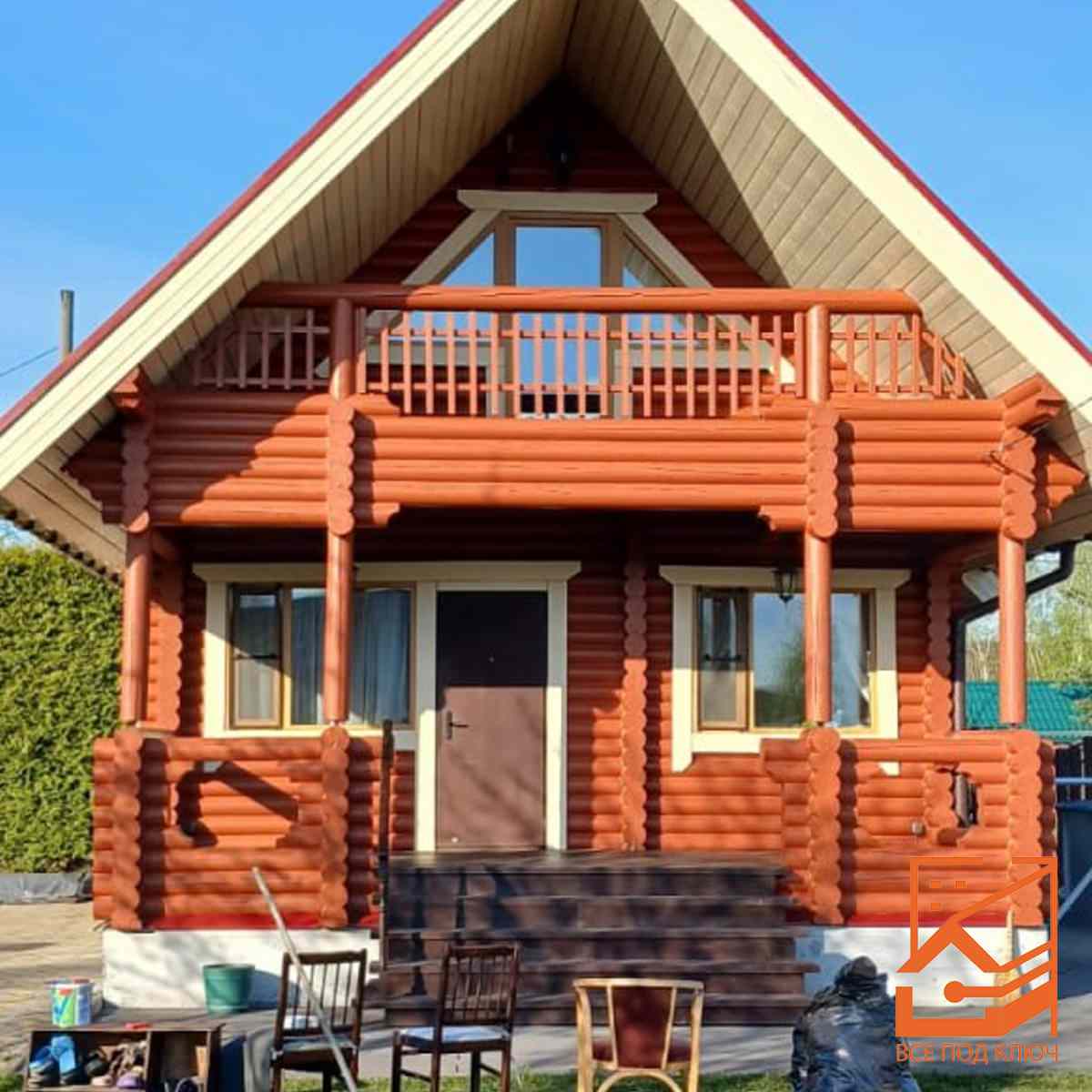 Покраска дома №11