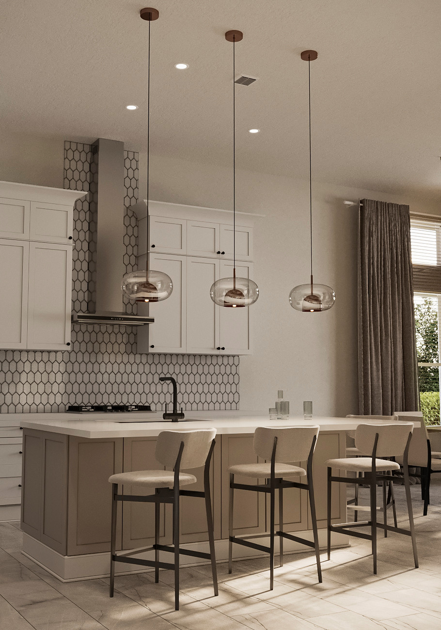 Дизайн дома во Флориде в стиле эклектика