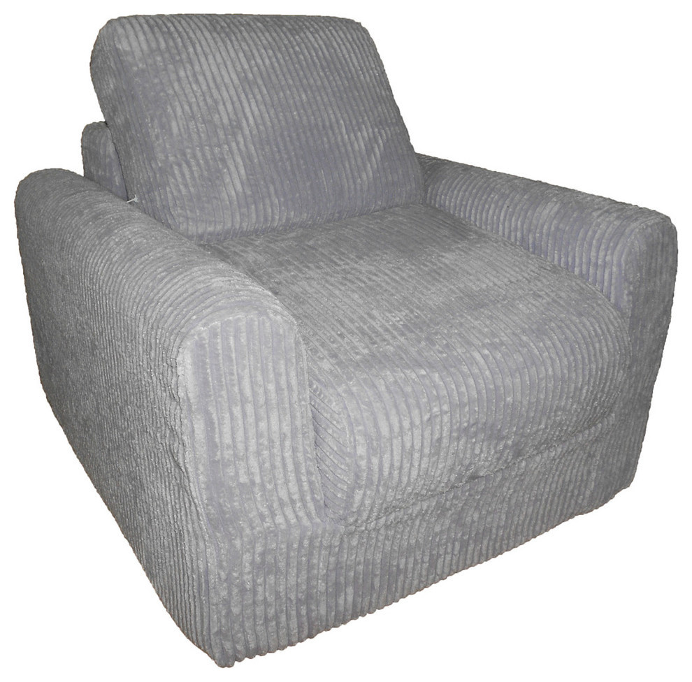 Fun Furnishing Chair Sleeper Lilac Chenille