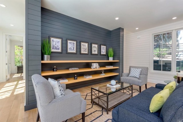 Creekside Contemporary contemporary-vardagsrum