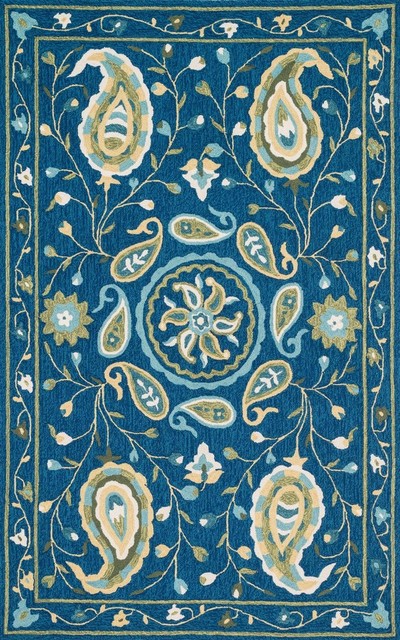 Loloi Francesca Collection Rug Blue And Green Mediterranean Loloi Francesca Collection Rug Blue