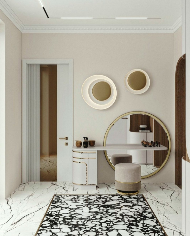 Квартира в Москве в бежевых тонах