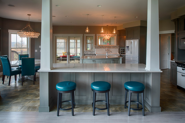 Bungalow Chic contemporaneo-cucina