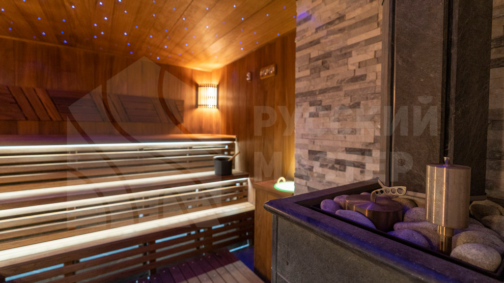 Обзор парной из экзотической и редкой древесины Фраке