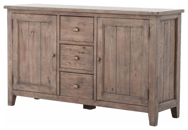 Bolade Sideboard 3-Drawer With 2-Drawer, Sun Ash