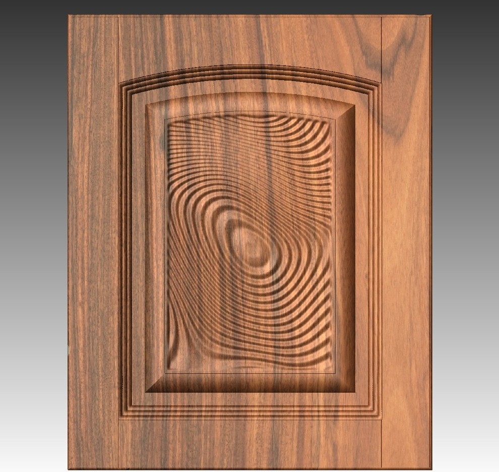 Arch 3D relief cabinet raised panel 4203