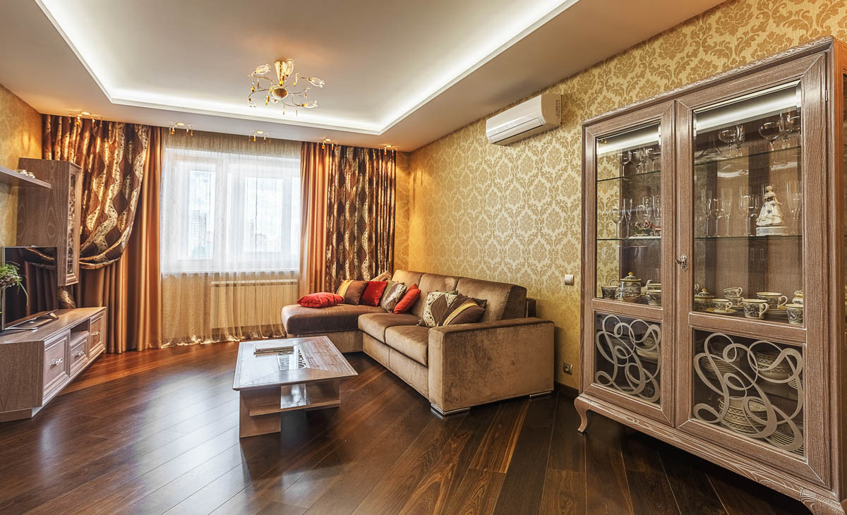 Уютная квартира в теплых тонах