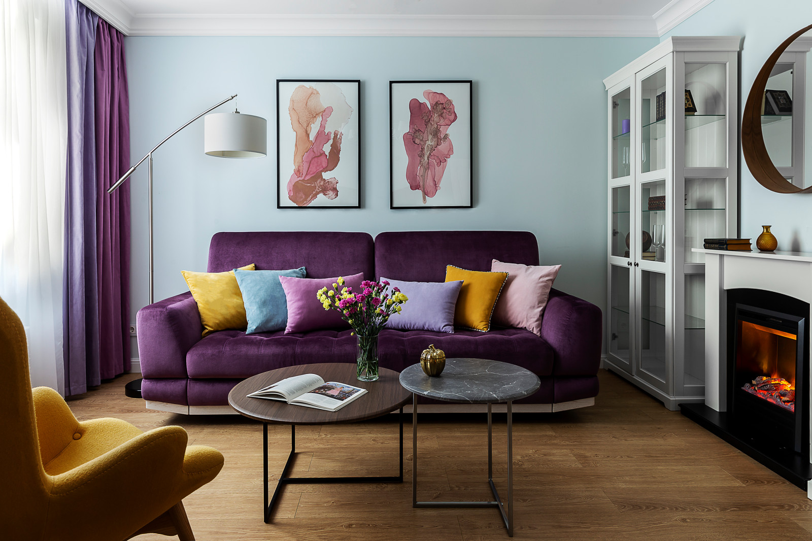 Реализованный проект квартиры 58 кв.м г. Москва