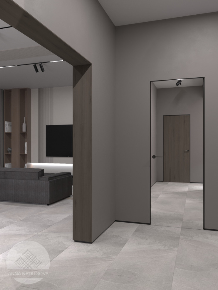 Дизайн проект загородного дома, д. Жаворонки, Московская область.