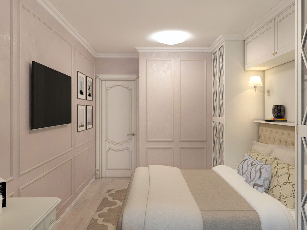 в сиреневых тонах