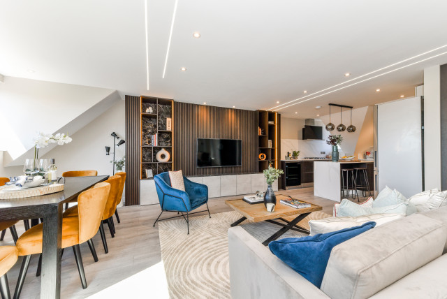 Highgate Case Study contemporary-living-room