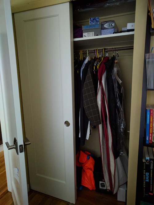 Help Small Reach In Bedroom Closet Doors And Organizing Small Reach In Bedroom Closet Doors And Organizing