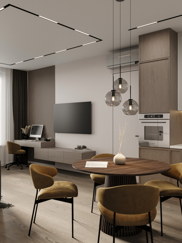 Современный проект квартиры 73 м² в ЖК на Причальном