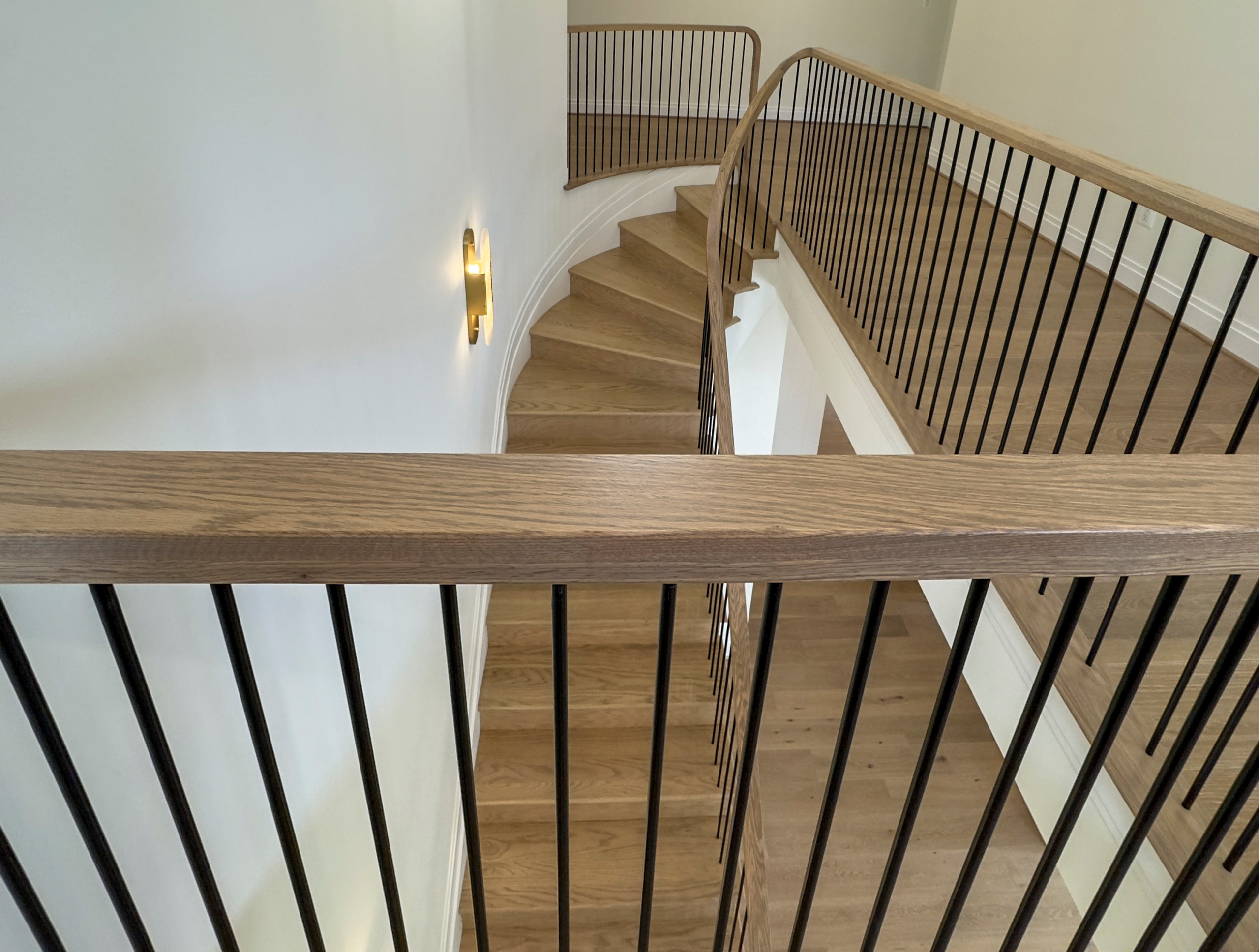 144_Attractive Transitional Staircase in Impressive Modern Home, Vienna VA 22180