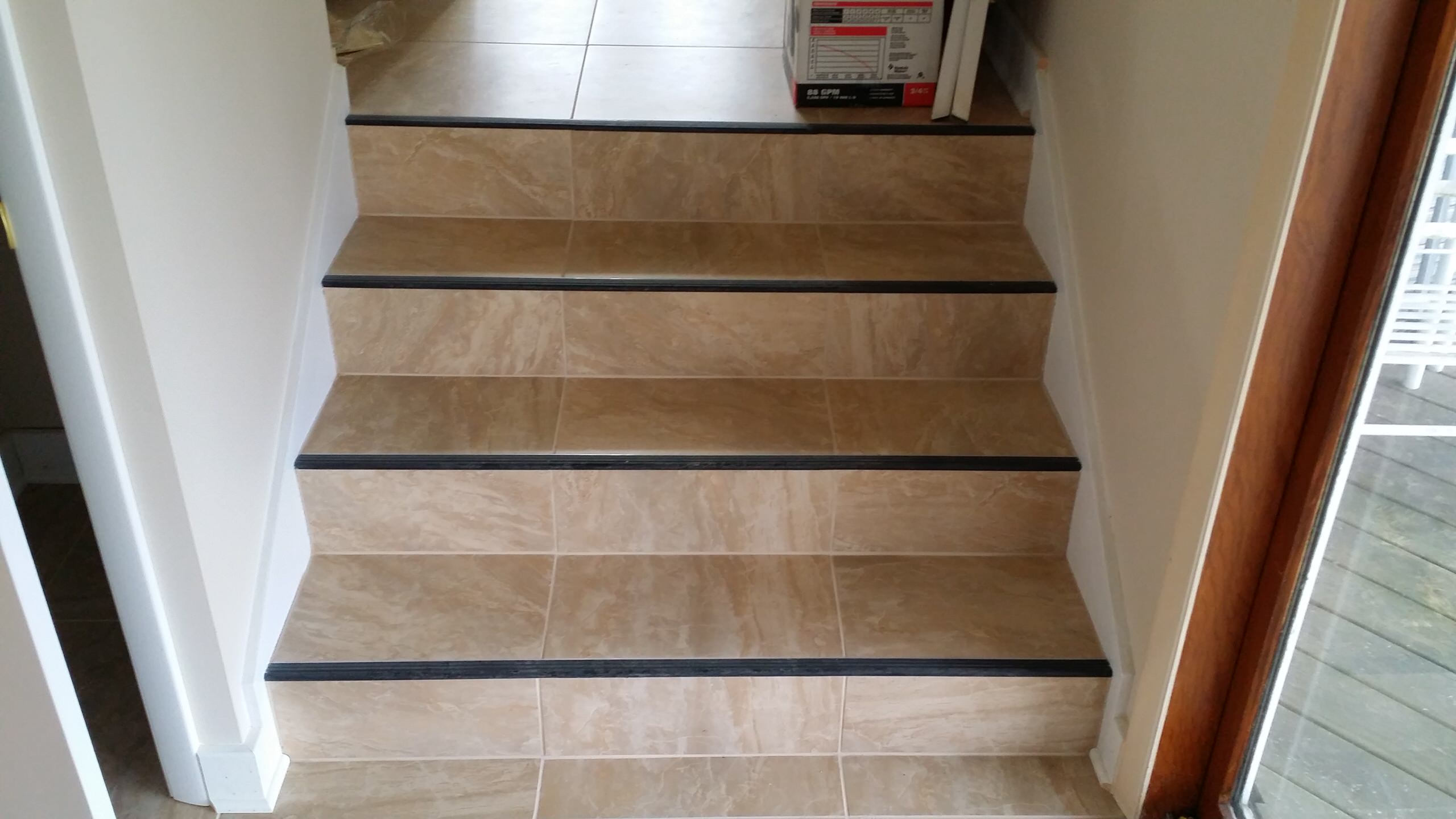 Tile stairs