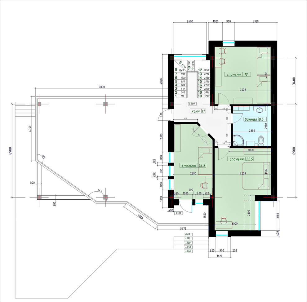 Проект жилого дома в Северной Осетии
