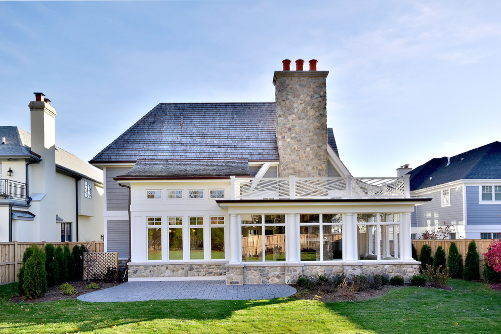 Transitional exterior home photo in Chicago