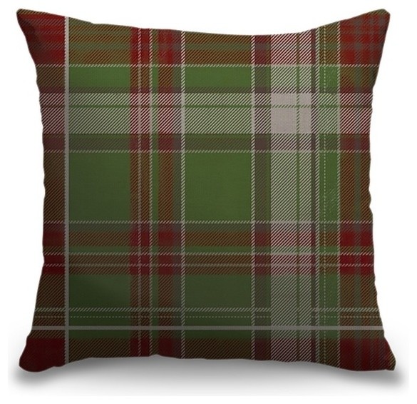 red tartan pillows